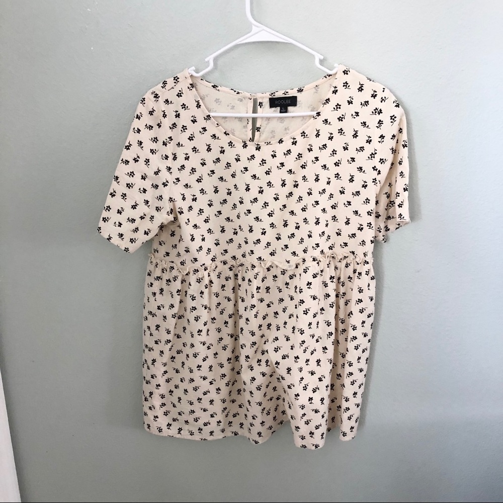 Roolee Peplum Floral Top